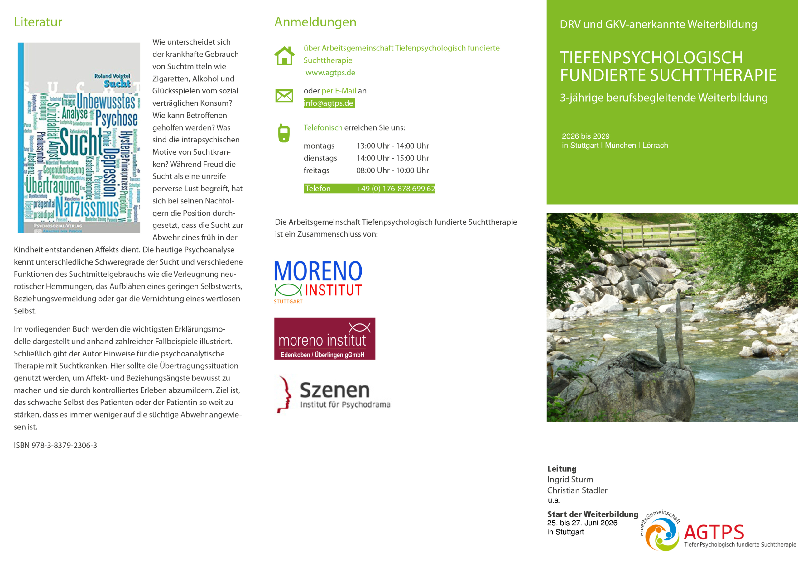 Suchttherapie korrigiert